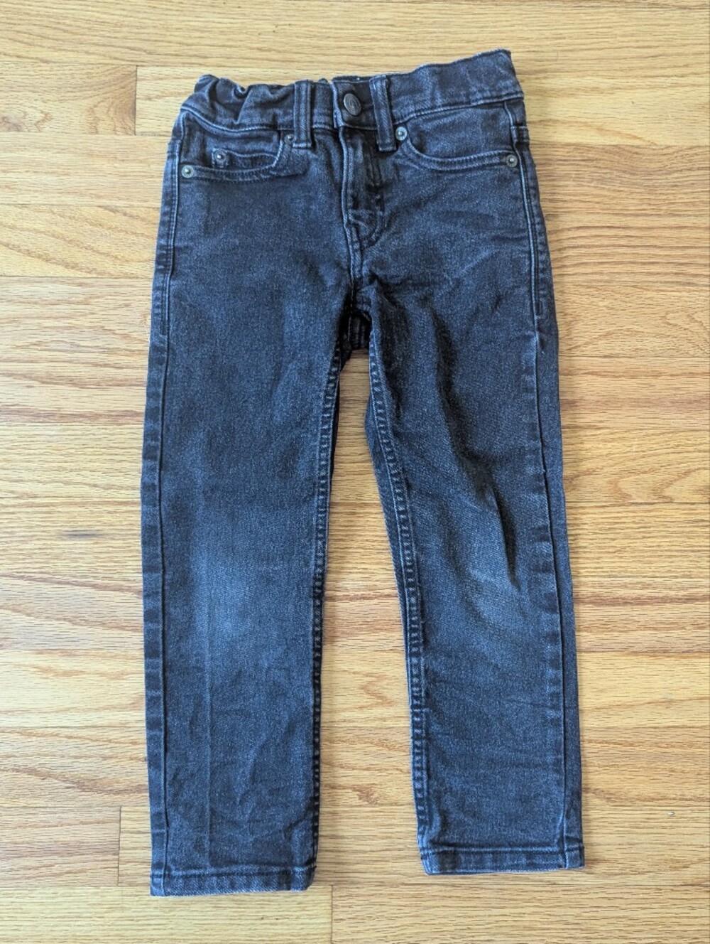 Kids Black Skinny Jeans, Thereabouts Size 5